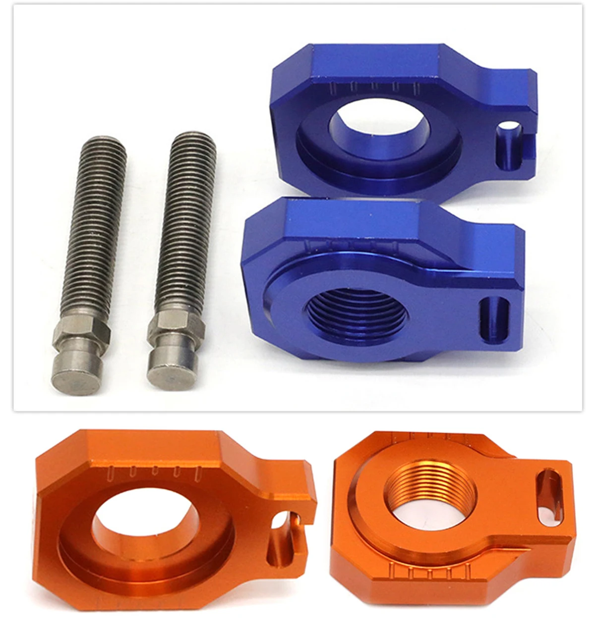 

20MM For Husqvarna TC FC TE FE TE TX 125 150 200 250 300 350 400 450 2014-2020 2017 Rear Axle Blocks Chain Adjuster