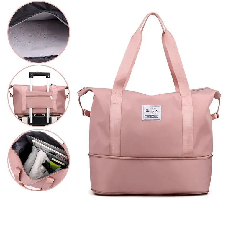 Fashion Gym Bag Men Sports Travel Backpack Large Capacity Women Portable Handbag Multifunction Fitness Training Yoga Duffle Bags