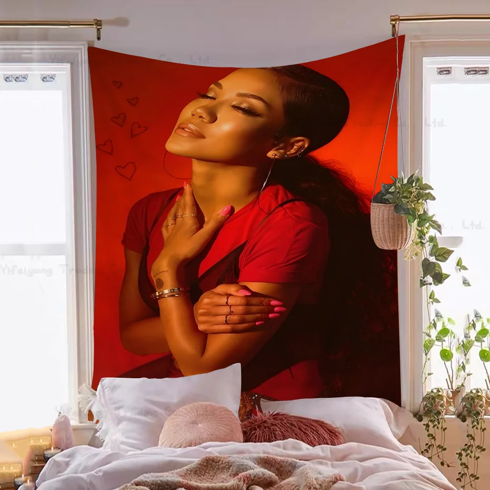 Певица Джине Айко висит богемный гобелен Таро хиппи настенные коврики домашний