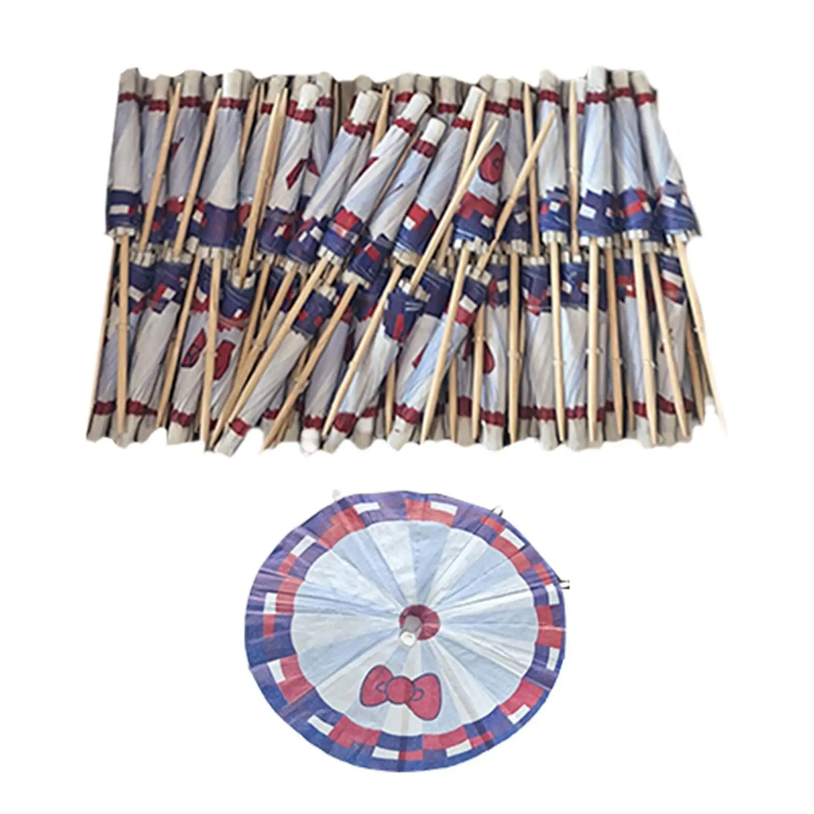 

100 Pieces Umbrellas Cocktail Picks Drink Umbrella Toothpicks Cocktail Drink Umbrella Picks Toothpicks