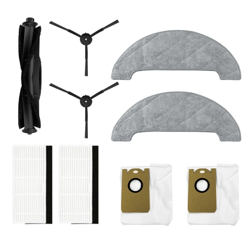 

For Xiaomi Viomi S9 Hepa Filter Main Side Brush Mop Cloths Dust Bag Robot Vacuum Cleaner Accessories Spare Parts Kits