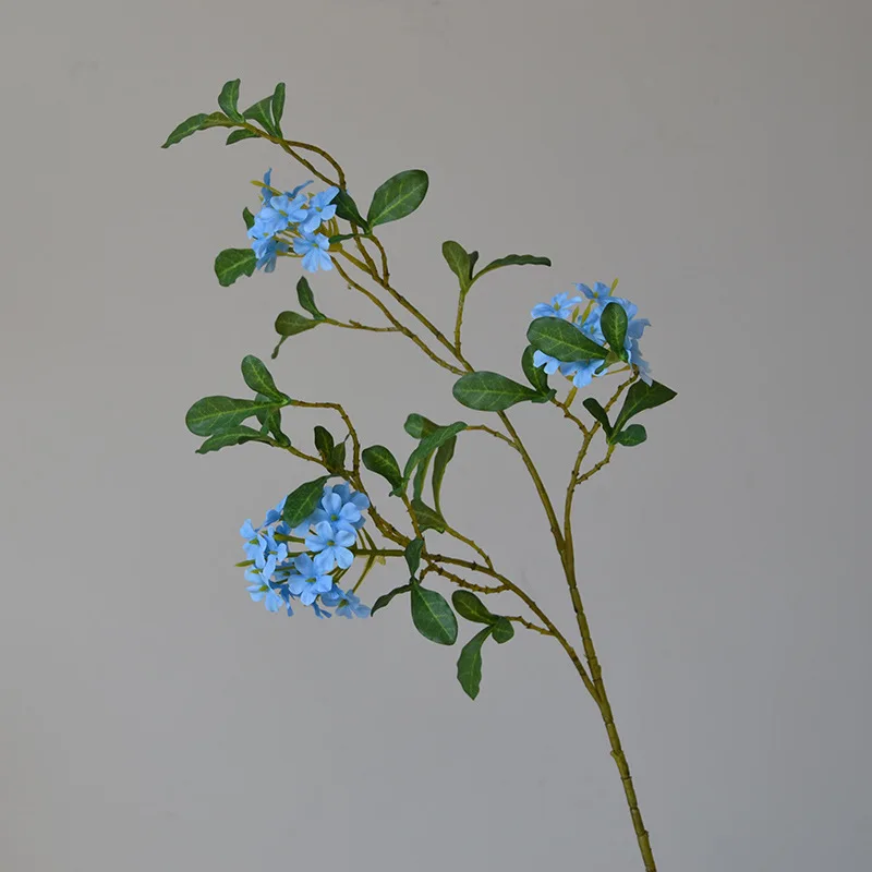 

Искусственные синие цветы Plumbago из шелка, 27 дюймов