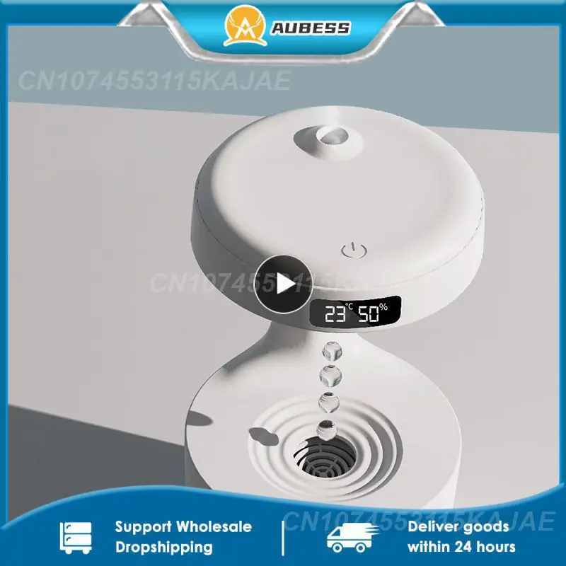 

1/2/3PCS Water Drop Humidifier 800ml Ultrasonic Atomization Perfume Aromatherapy Humidifiers Silica Gel