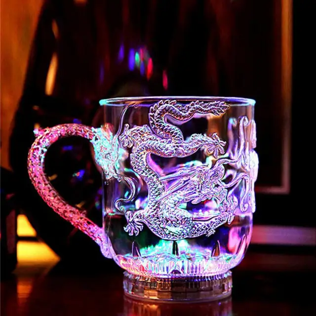 Dragon Cup Dynamic Led Flash Unique Fascinating Entertaining Memorable Color Changing Led Light Stunning Eye-catching Light-up 2