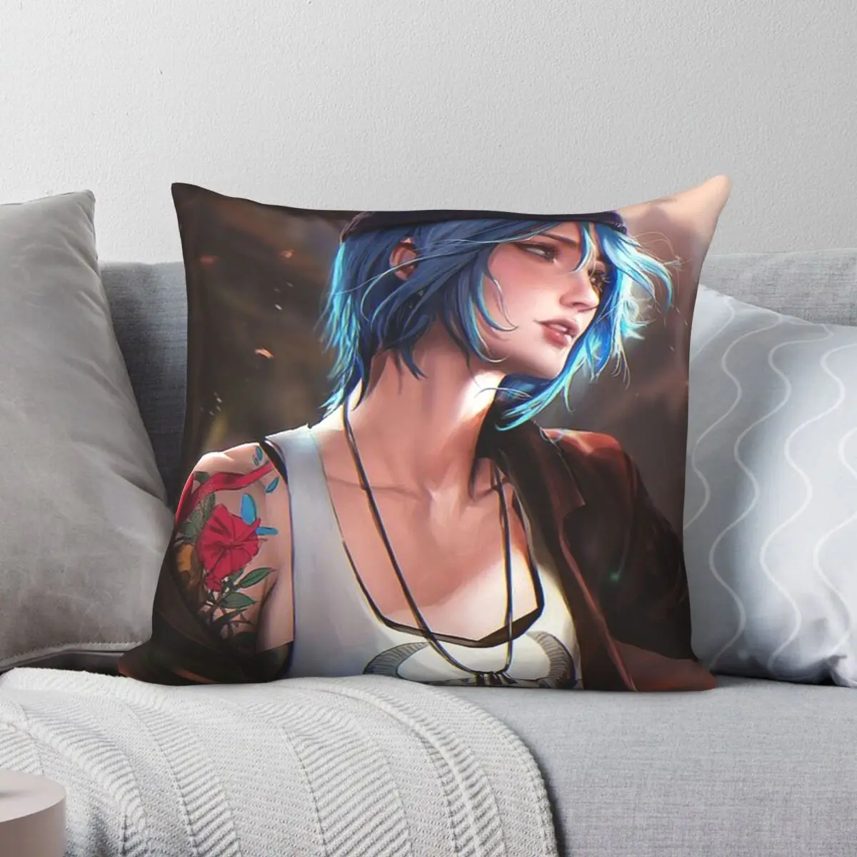 Наволочка для подушки Life Is странная Хлоя полиэстеровый льняной бархатный чехол с