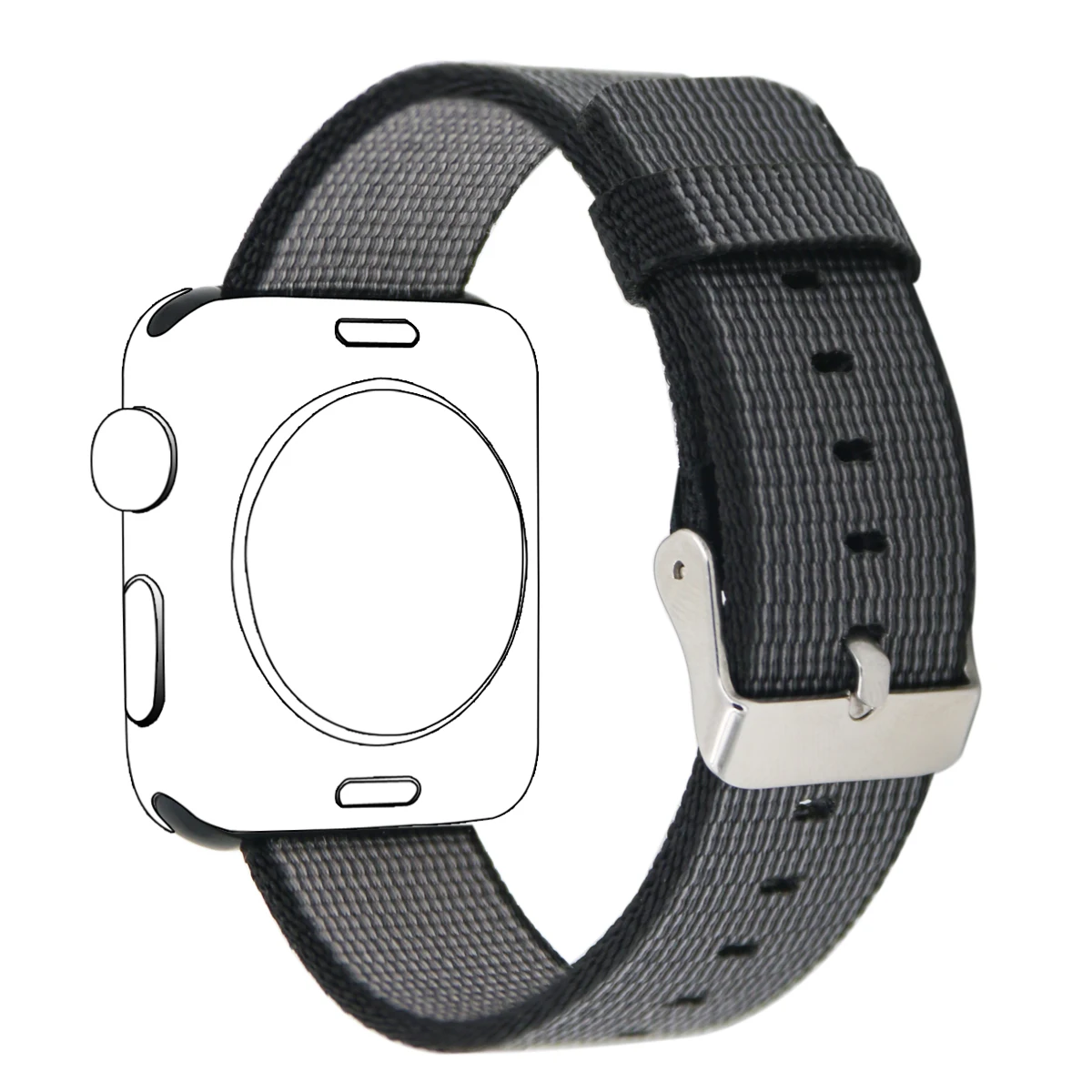 Strap for Apple Watch Band 45mm 41mm 44mm 40mm 49mm 42mm 38mm 45 Mm Nylon Bracelet Correa Iwatch Series 8 7 Se 6 5 3 Ultra  Band