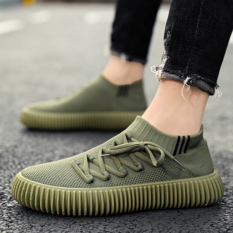 

Fujeak 2023 Fashion Sneakers Outdoor Flat Shoes Spring Casual Shoes Classic Trendy Men's Shoes Non-slip Walking Shoes for Men