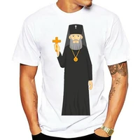 new style orthodox priest t shirt for men natural women tshirts comical streetwear