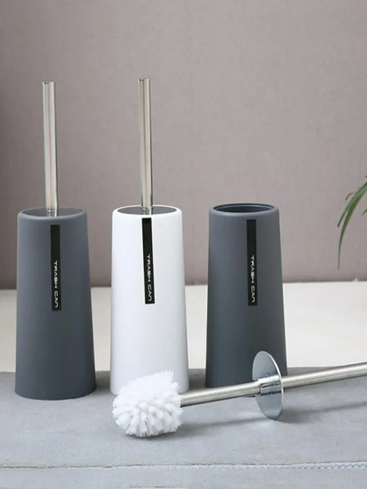 

Sets Stainless Steel WC Long Handle Cleaning Brush Standing Toilet Brush Holder Household Floor Cleaning Bathroom Accessories