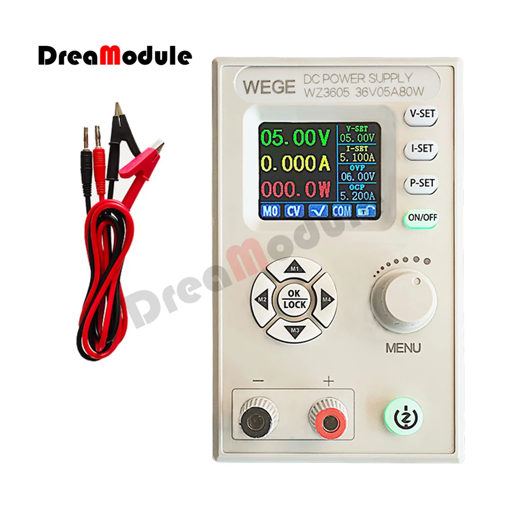 

WZ3605 Anti-backflow Adjustable Digital Control DC Power Supply Buck-boost Charging Module Constant Voltage Constant Current 36V