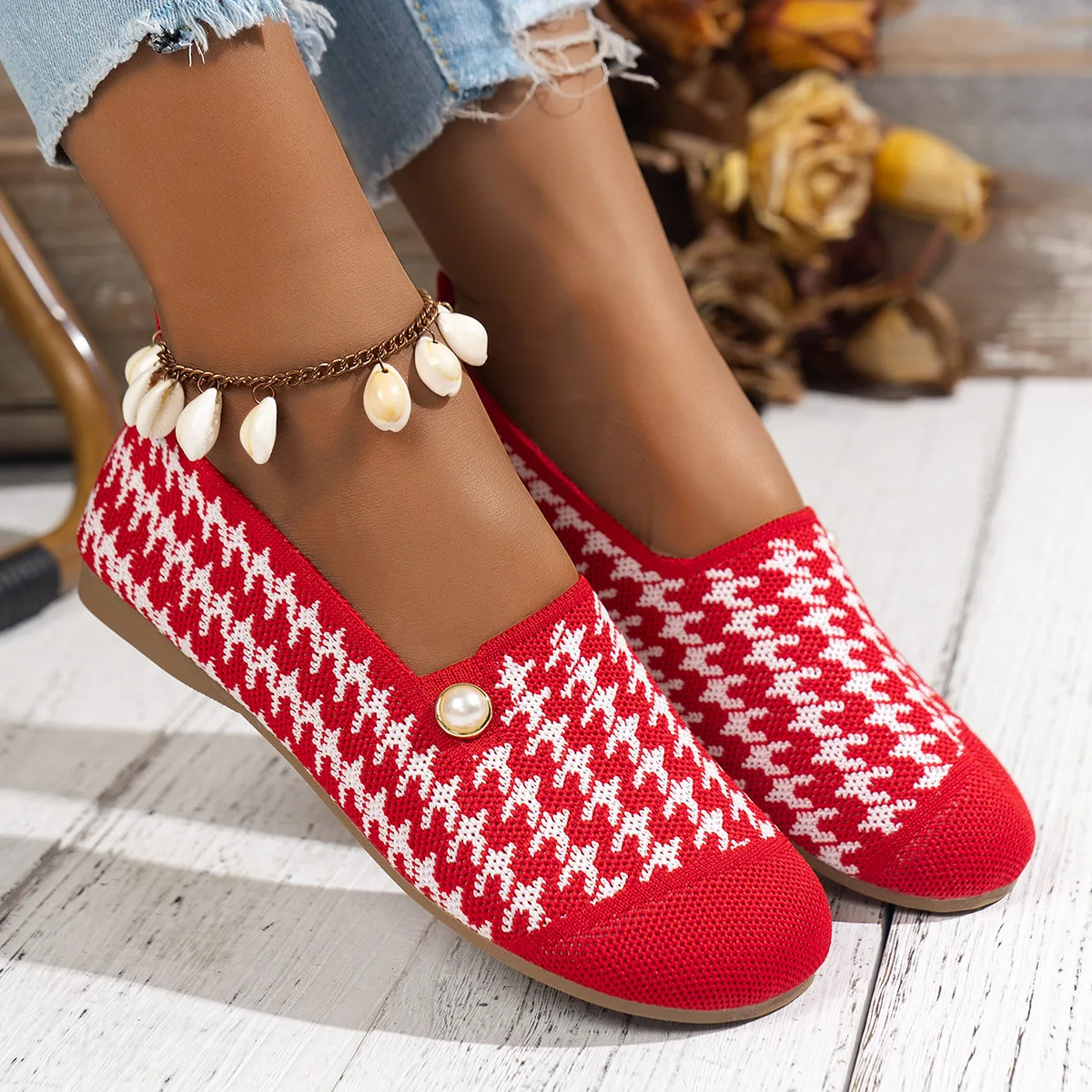 Лоферы На Плоской Подошве С Перекрестными Ремешками Дышащие Сетчатые Тапочки