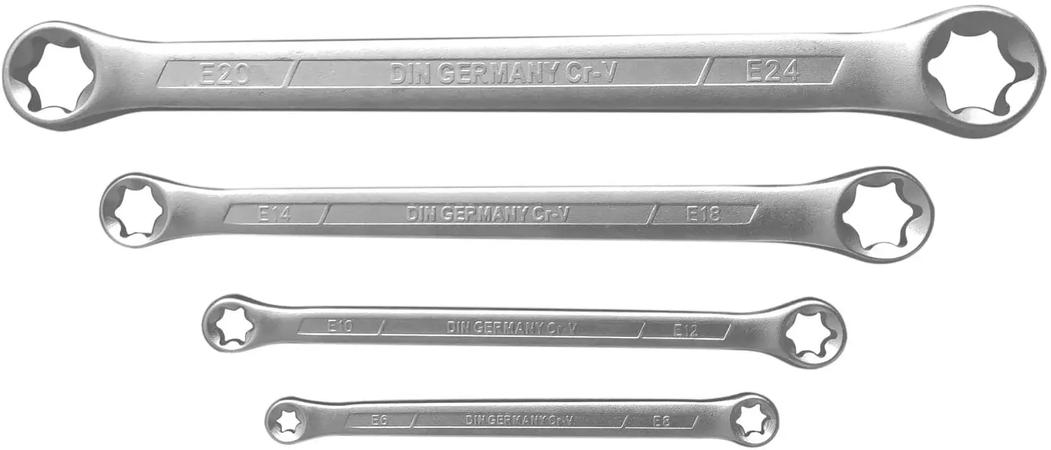 Набор гаечных ключей со звездочками/набор звездочками E6 E8 E10 E12 E14 E18 E20 E24 |