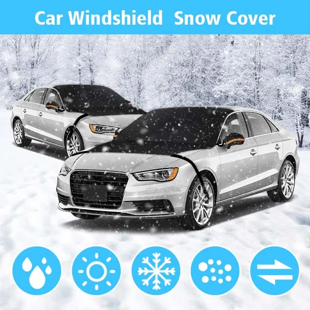 

190T 215cmx125cm Car Windshield Cover Snow Protector Sunshade Frost Ice Guard Auto Visor Rain Sun Shade Auto Accessories