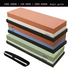 Точильный камень, точильные камни, профессиональная точилка для ножей, шлифовальный камень, водный камень, кухонный инструмент, 1000, 3000, 6000 Грит, двусторонний