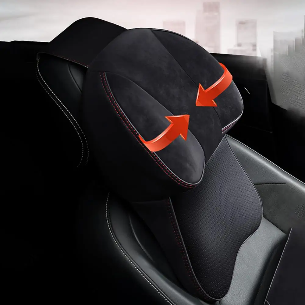 

Lightweight 1Pc Sturdy Car Lumbar Support Cushion Stain Resistant Head Neck Cushion Comfortable for Car