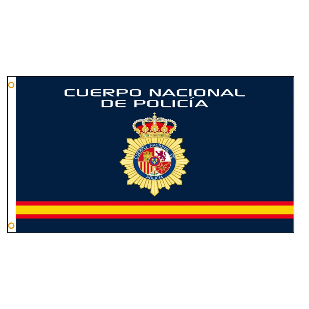 

3x5 Ft Spain National Police CRS Flag Polyester Printed Banner For Decor