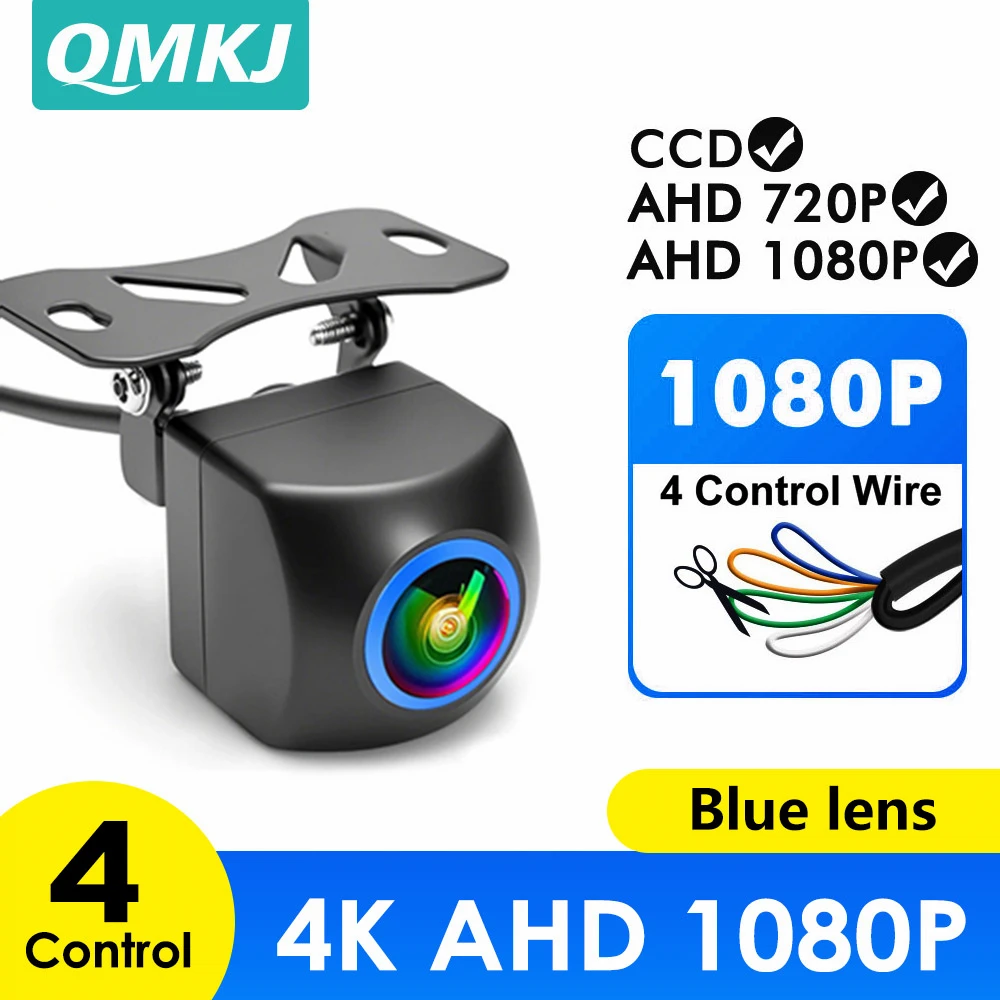 Фото AHD 1080P CVBS ночного видения IP68 водонепроницаемый 170-градусный объектив «рыбий глаз» резервная камера заднего вида для монитора автомобиля Android №1