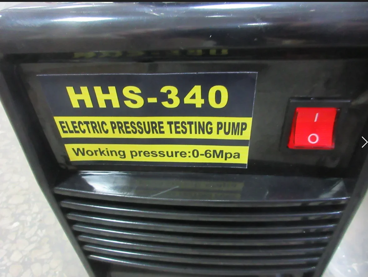 Электрический насос для испытания под давлением с ручкой переноски HHS-340