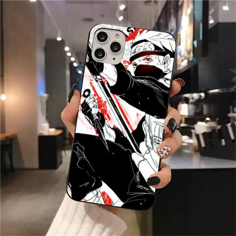 Чехол для телефона с шейкером какаси наруто iphone 13 12 11 Pro Mini XS Max 8 7 Plus X SE 2020 XR |