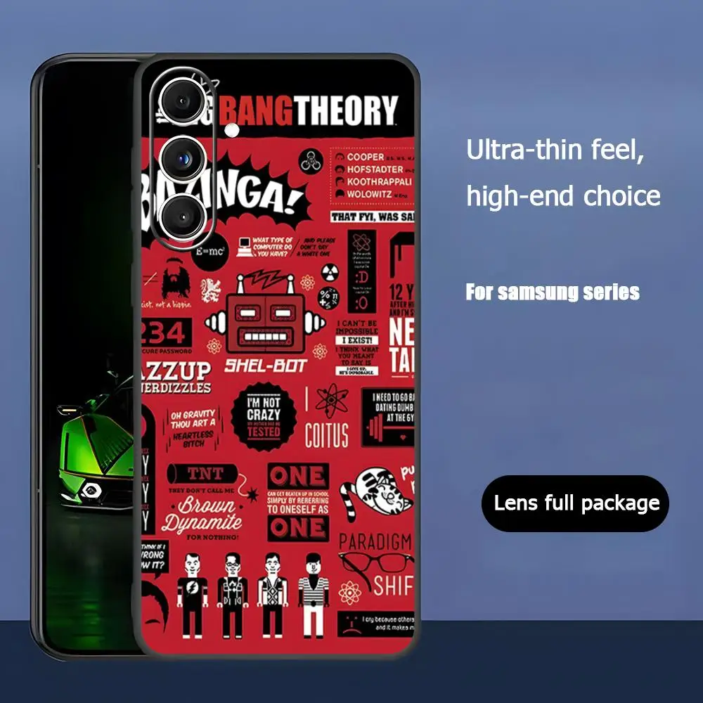 Фото Чехол для телефона TV The big B-bang T-Theory для Samsung Galaxy S26 S25 S24 S23 S22 S21 Plus Ultra Note20, мягкий, черный №2