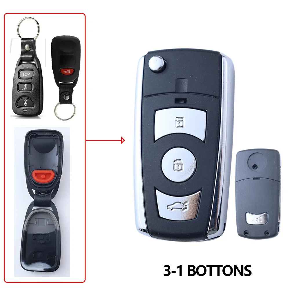 

Обновление/модификация автомобильного брелока, корпус для Kia для Hyundai Sonata Accent Tucson Sonata Santa FE Carens Elantra 2007-2011