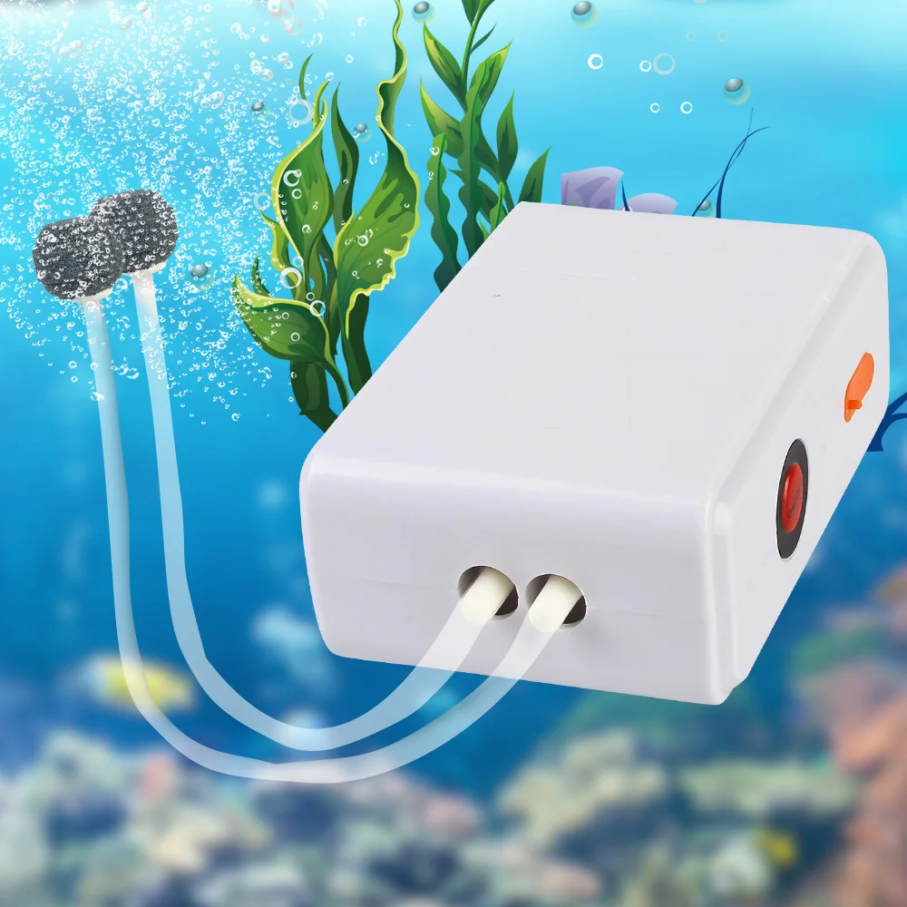 

Oxygen Air Pump Fish Tank Portable Mini Small Aquarium 5v 1W Silent Air Compressor Aerator DC Lithium Battery Charging