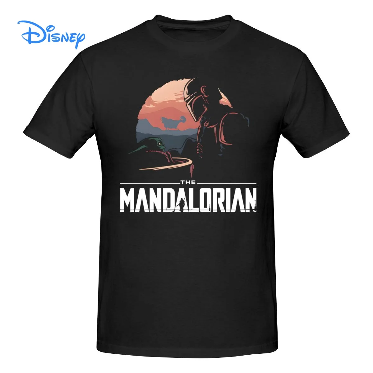 

Disney Star-War The-Mandalorian T shirt Harajuku Short Sleeve T-shirt 100% Cotton Graphics Tshirt Brands Tee Top