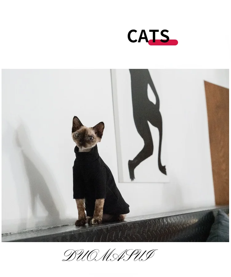 В наличии чистая одежда для кошек без волос теплая зимняя плотная катионная