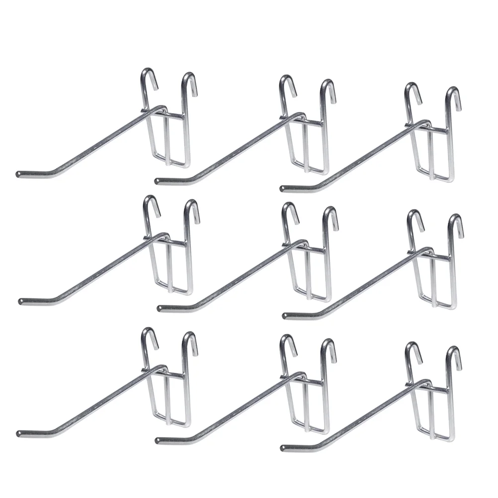 

30Pcs 10cm Supermarket Iron Hooks Kitchen Hooks Multifunctional Hangers for Hanging Pans Cups Bags Towels (Silver) Clothes rack