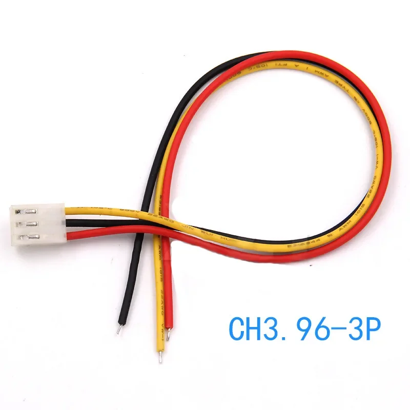 5 шт./партия CH3.96mm 2/3/4/5/6/7/8/9/10 Pin 3 96 мм Гнездовой разъем с проводом 22AWG 10-30 см Луженый