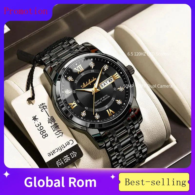 Простые мужские часы со стальным ремнем кварцевая задняя крышка полая прямая