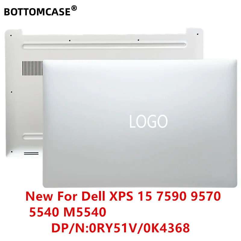 

Новинка для Dell XPS 15 7590 9570 5540 M5540 задняя крышка ЖК-дисплея, верхняя и нижняя задняя крышка, нижняя задняя крышка фотовспышки DP/N:0RY51V 0K4368, серебристая