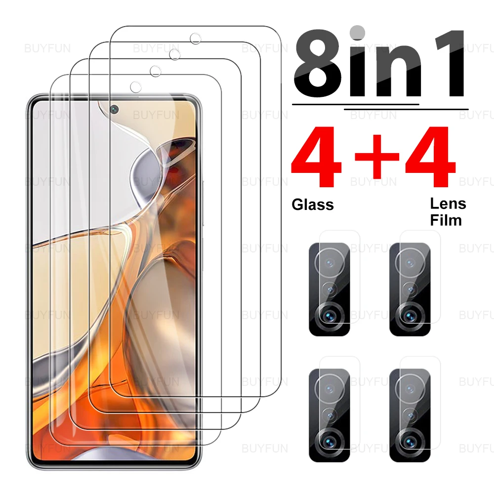 

Защитное стекло для объектива 8 в 1, Защита экрана для Xiaomi Mi 11TPro 11 T 11 T 11 Lite 11 Lite 5G NE, Защитная пленка для камеры 6,67 дюйма 2107113SG