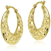 european and american exaggerated earrings fashion hollow pattern alloy gold large earrings female street shooting nightclub
