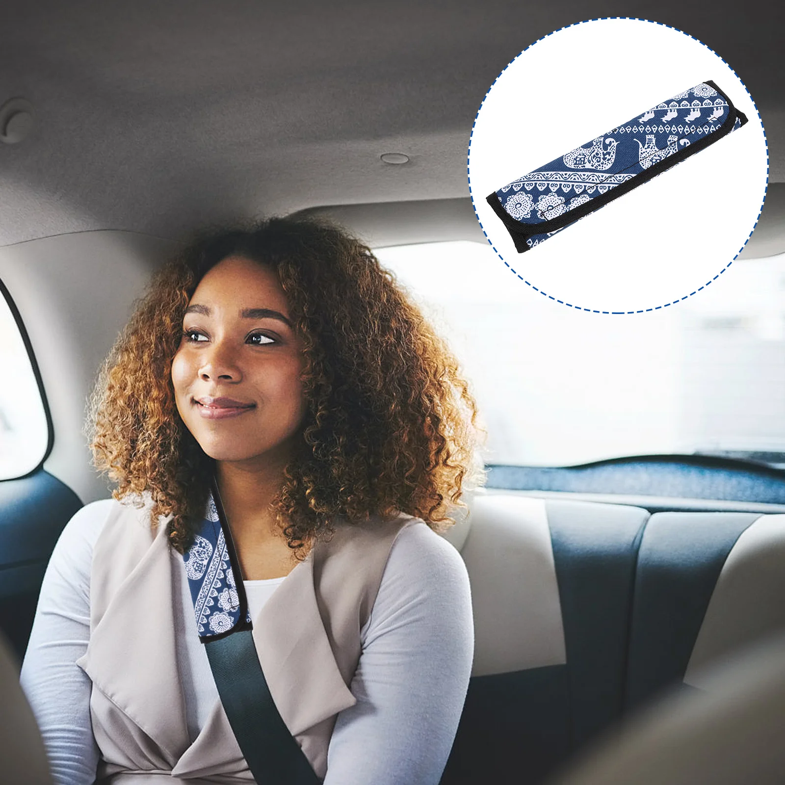 

Наплечный чехол для ремня безопасности, защитная подушка, протектор автомобиля из полиэстера на заказ