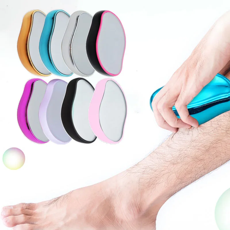 

1Pcs Depilatory Device Painless Washable Plastic/Glass Hair Removal Tool Reusable Manual Epilator Household Accessories