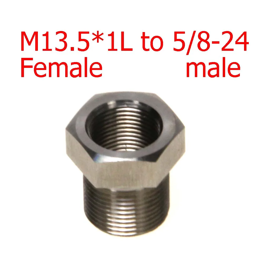 

Thread Adapter M13.5 x 1 Left To 5/8-24 Stainless Steel M13.5*1L Screw Converter for Napa 4003 Wix 24003 M13.5x1L To 5/8x24