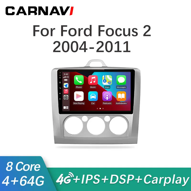 Автомагнитола 2 Din Android мультимедийный видеоплеер для Ford Focus 3 EXI Mk2 Mk3 2004-2011