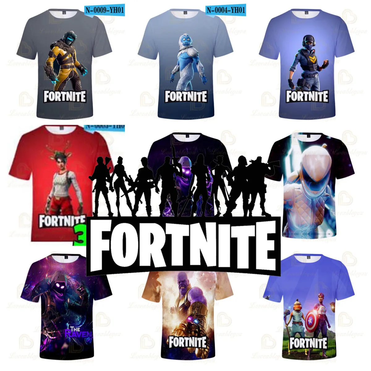 

Fortnite Victory Royale Hero Children's Wear Kids T-shirt Game 3d Boys Girls Harajuku Tshirt Short Sleeve Tops Teen Clothes
