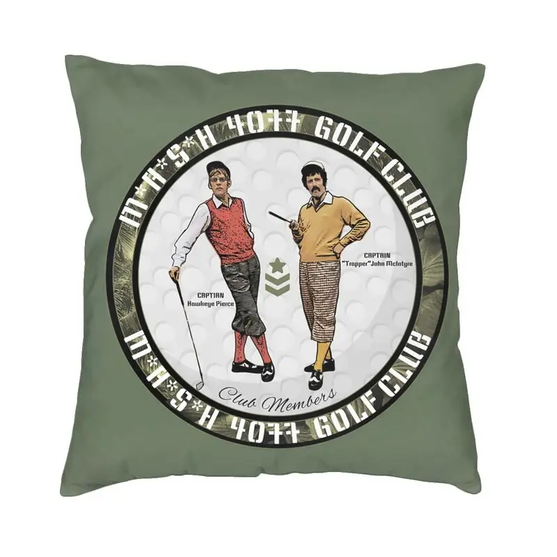 

Fashion Mash 4077 Golf Club Throw Pillow Case Home Decor Custom Square Hawkeye and Trapper Cushion Cover 40x40cm Pillowcover