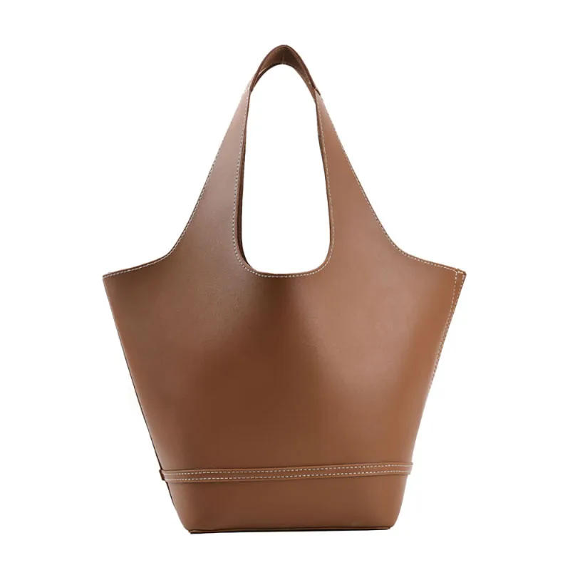 Осенне-зимняя нишевая дизайнерская Новая вместительная сумка-тоут сумка-мешок