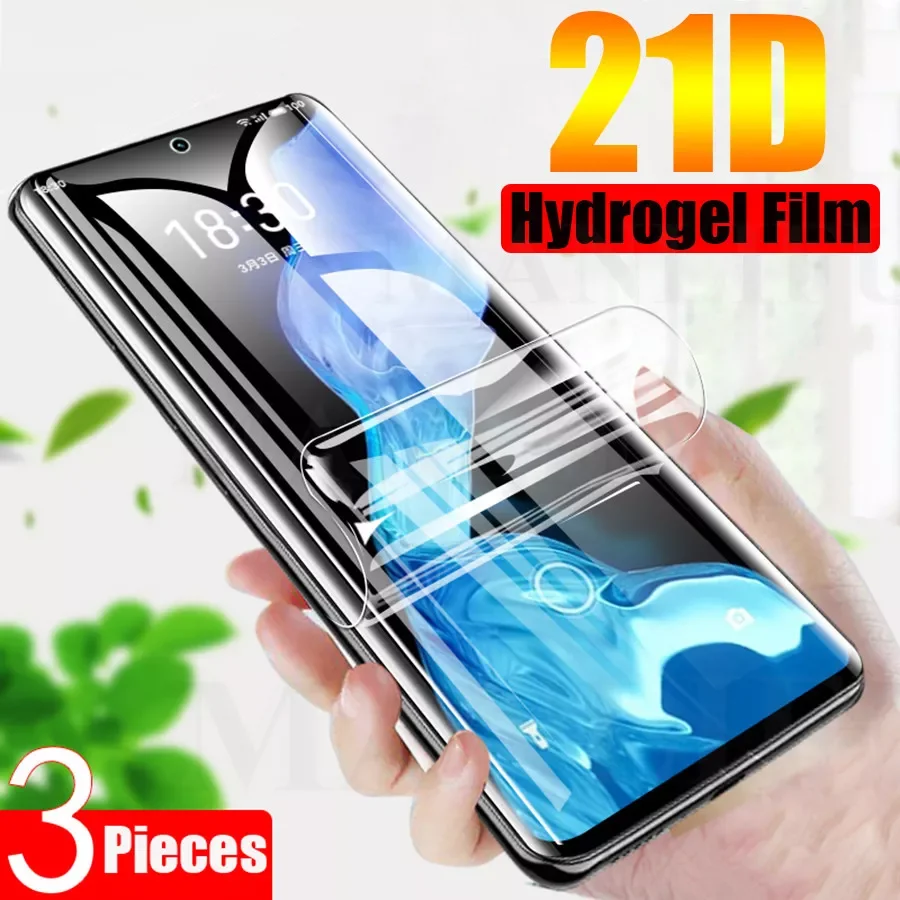 

Full Cover Hydrogel Film For Moto G8 G9 G7 G6 G5 Z3 Z2 E5 E6 Play Edge Plus TPU Screen Protector For Moto One Action Not Glass