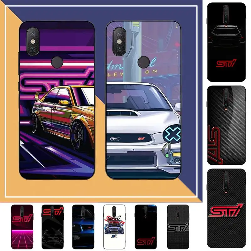Shell jdm Subaru WRX Sti Logo Phone Case for Redmi Note 8 7 9 4 6 pro max T X 5A 3 10 lite pro
