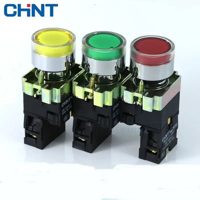 5 шт., металлический кнопочный переключатель