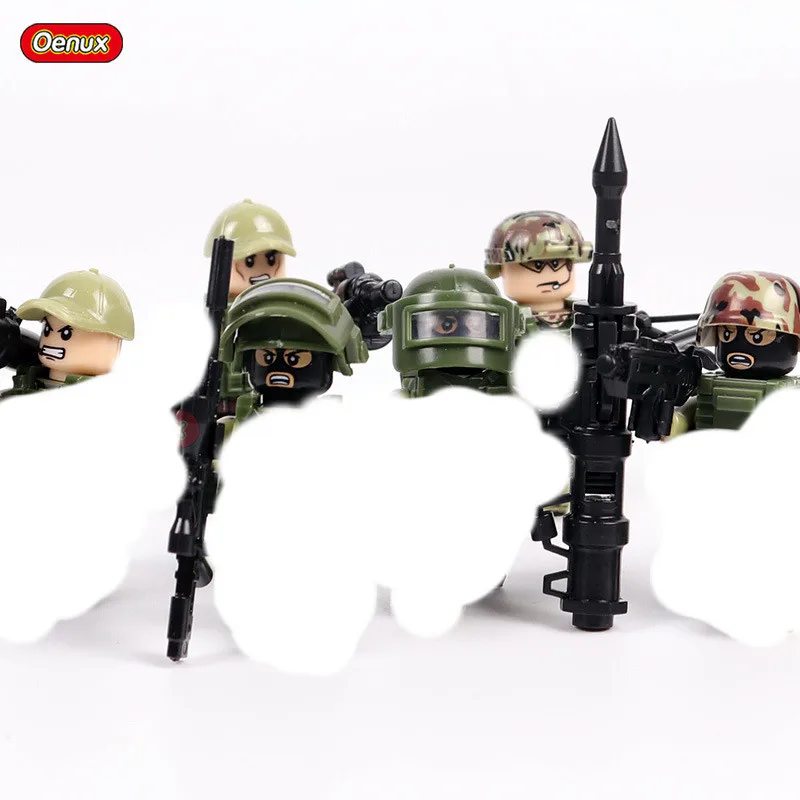 Строительные блоки TBS41-46 Alpha Force русский военный мини-фигурка сборные детские