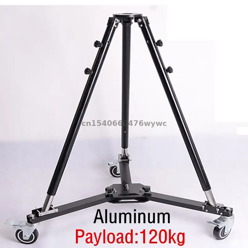 

Heavy Duty Foldable Tripod Dolly with Wheels and Professional Video Camera Tripod Stand laod 120kg For Camera Crane Jib Arm