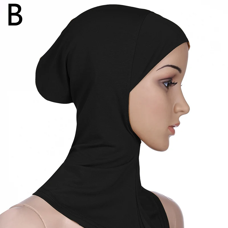 Women Muslim Underscarf Head Cover Muslim Multicolor Inner Caps Islamic Underscarf Ninja Hijab Scarf Hat Cap Bone Bonnet Gifts