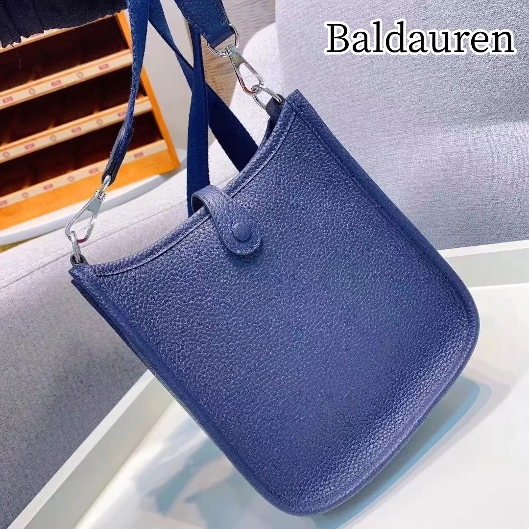 

Top Selling Boutique In 2023 Sales List, Blue Top Cowhide Mini Cute Lady One Shoulder Messenger Bag, With A Versatile Life Style