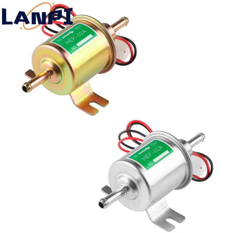 

Universal 12V Electric Fuel Pump Low Pressure Bolt Fixing Wire Diesel Petrol For buretor Motorcycle ATV HEP-02A