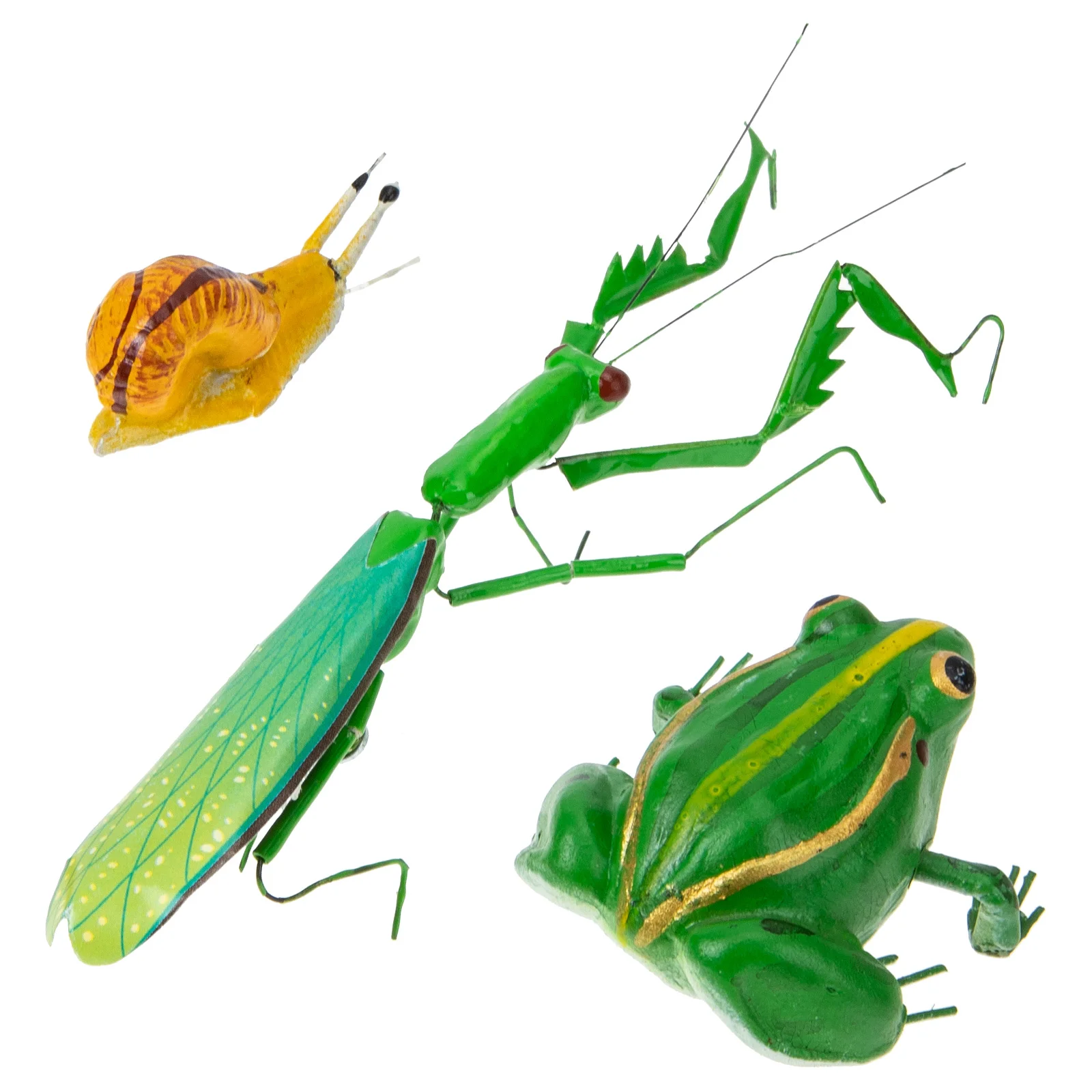 

3pcs Simulated Insects Ornaments Micro-landscape Decorations Insects Models